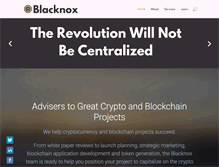 Tablet Screenshot of blacknox.com
